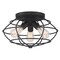 Designers Fountain 15in Jax 3-Light Matte Black Ceiling Light Flush Mount 1260-MB - alternate 1
